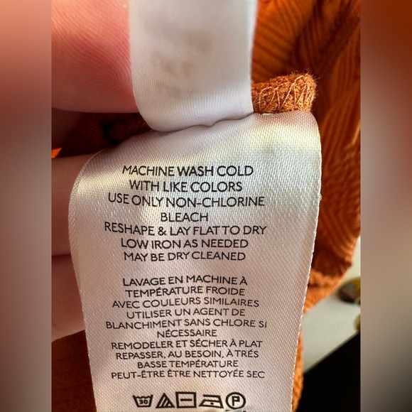 FREE PEOPLE Babydoll SUNSET Sz Large Back Cut Out Bow PUFF Sleeves A-line Dress - Picture 15 of 16